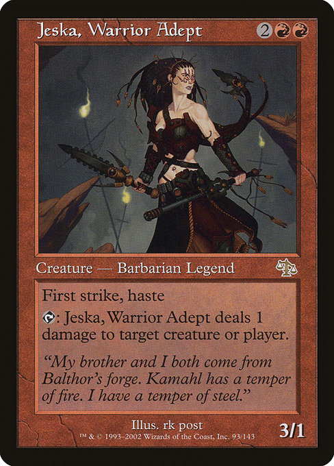 Jeska, Warrior Adept card image