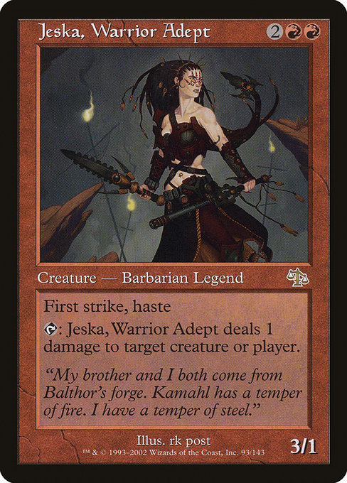 Jeska, Warrior Adept (jud) 93