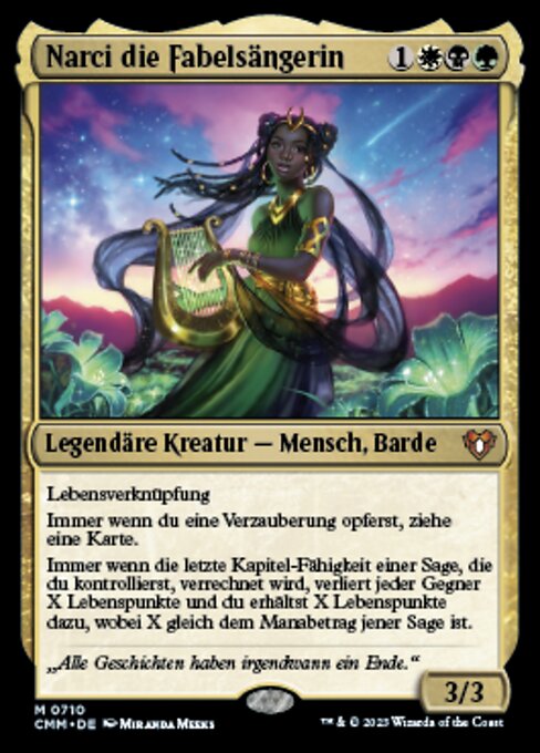 Narci, Fable Singer (Commander Masters #710)