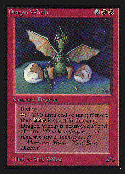 Dragon Whelp (Intl. Collectors' Edition #142)
