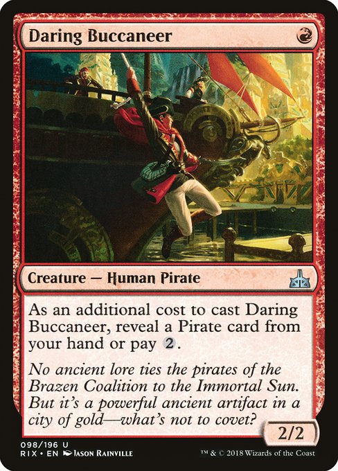 Daring Buccaneer (Rivals of Ixalan #98)