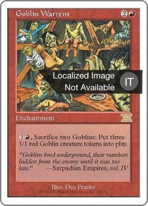 Goblin Warrens (Classic Sixth Edition #187)