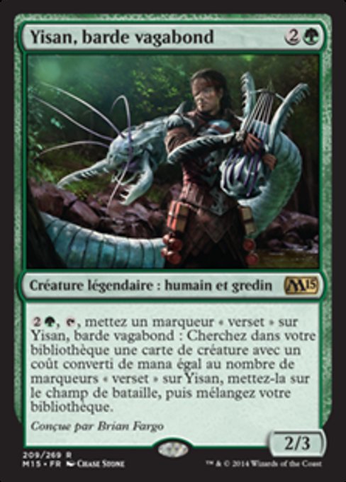 Yisan, the Wanderer Bard (Magic 2015 #209)
