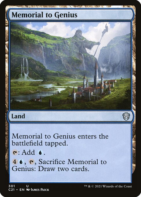 Memorial to Genius (Commander 2021 #301)