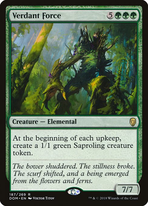 Verdant Force (Dominaria #187)