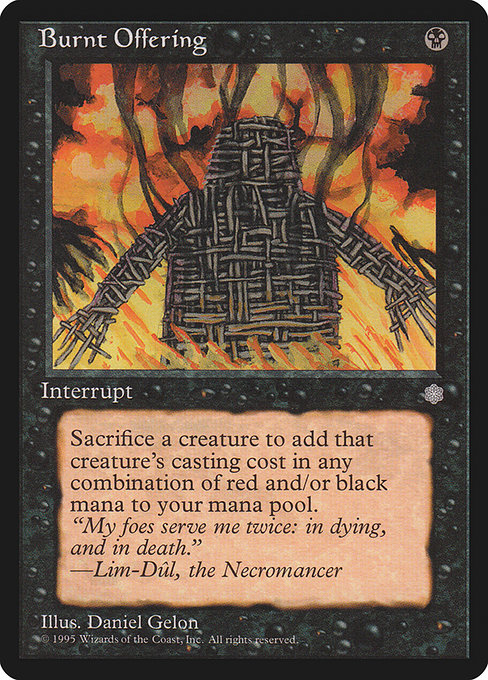 Burnt Offering card image