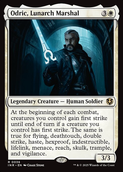 Odric, Lunarch Marshal card