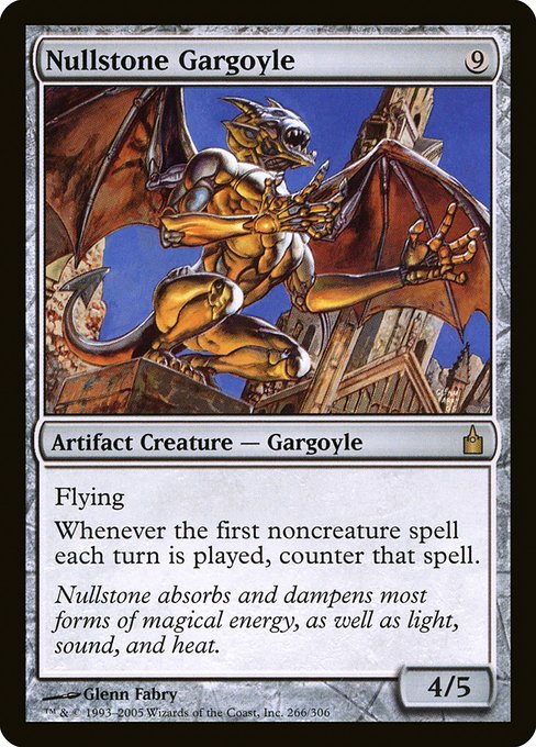 Nullstone Gargoyle (Ravnica: City of Guilds #266)