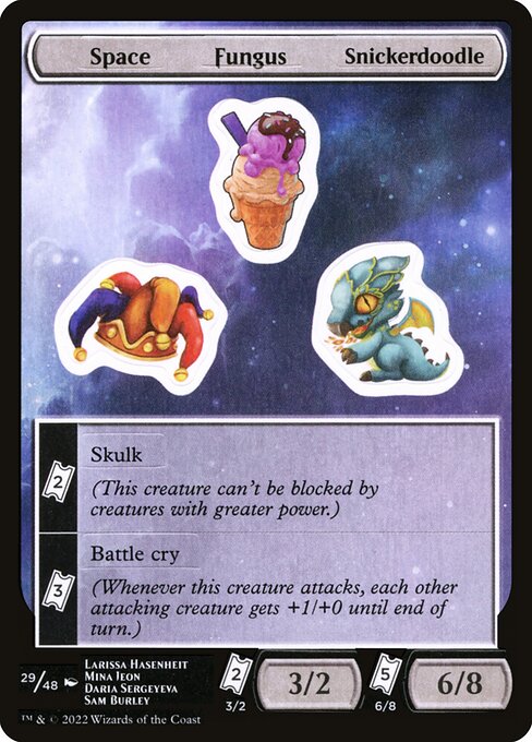 Space Fungus Snickerdoodle (Unfinity Sticker Sheets #29)
