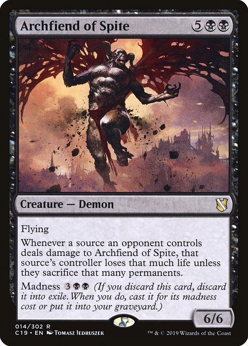 Archfiend of Spite (c19) 14 Archfiend of Spite (c19) 14