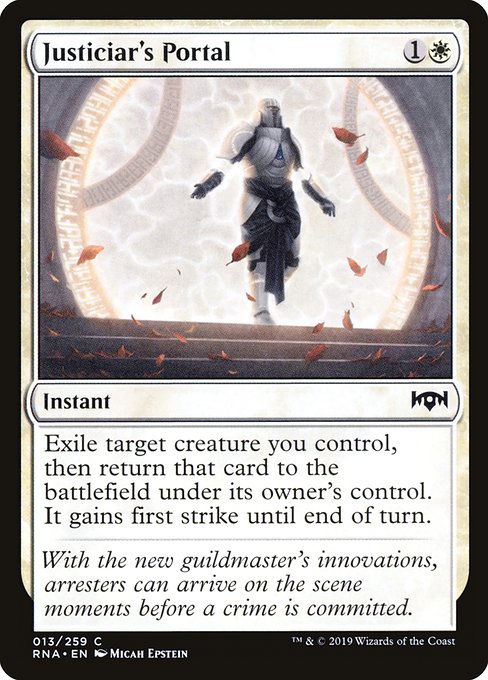 Justiciar's Portal (Ravnica Allegiance #13)