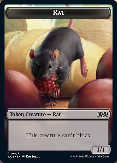 Rat (Wilds of Eldraine Tokens #7)