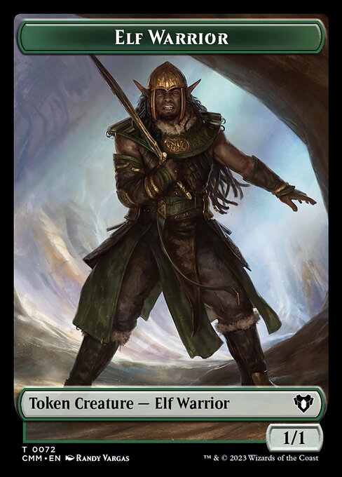 Elf Warrior (Commander Masters Tokens #72)