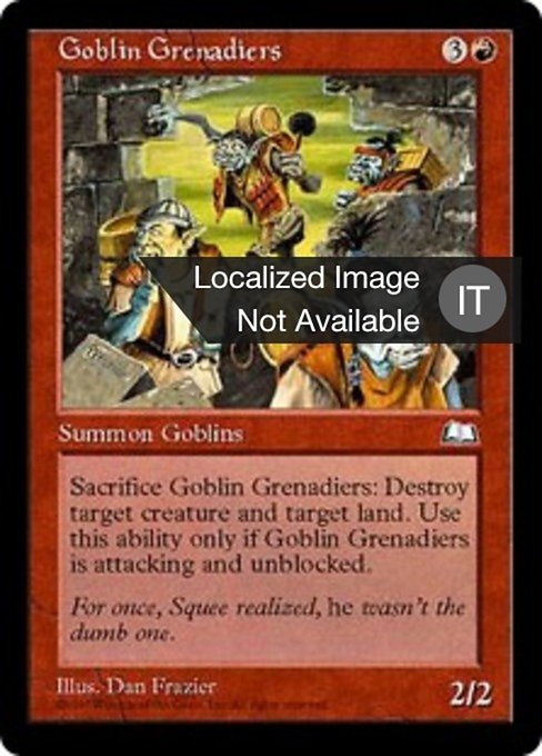 Goblin Grenadiers (Weatherlight #104)
