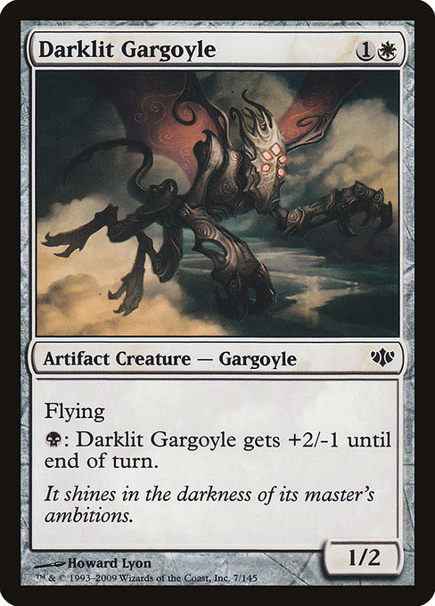 Gargouille d'obscurité rutilante|Darklit Gargoyle
