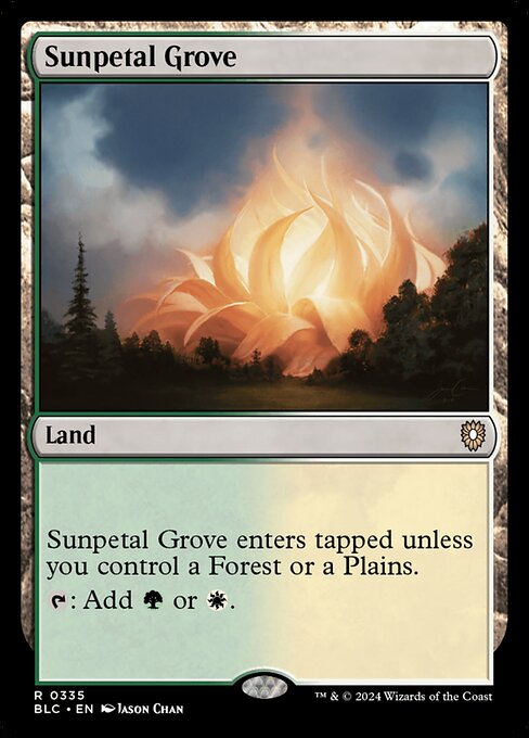 Sunpetal Grove (Bloomburrow Commander #335)