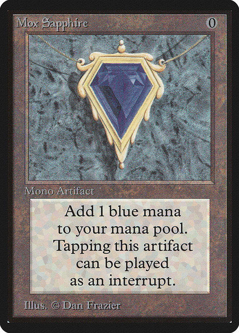 Mox Sapphire (Limited Edition Beta #266)