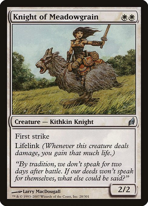Knight of Meadowgrain (Lorwyn #28)