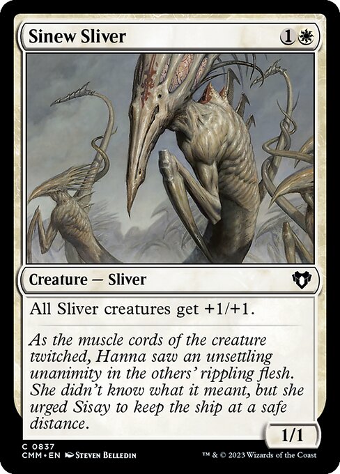 Sinew Sliver (Commander Masters #837)