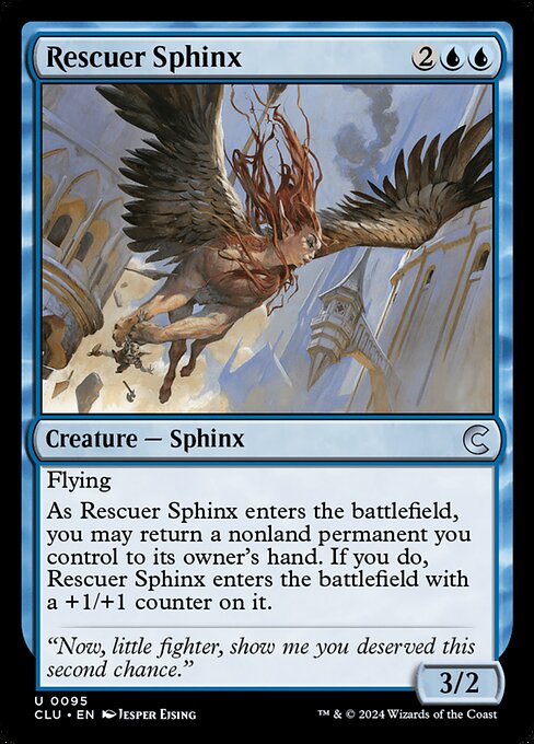 Rescuer Sphinx (Ravnica: Clue Edition #95)