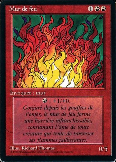 Wall of Fire (Foreign Black Border #183)