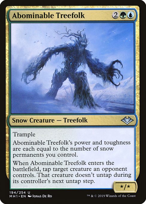 Abominable Treefolk card image