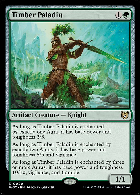 Timber Paladin (Wilds of Eldraine Commander #20)