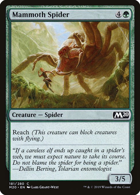 Mammoth Spider (Core Set 2020 #181)