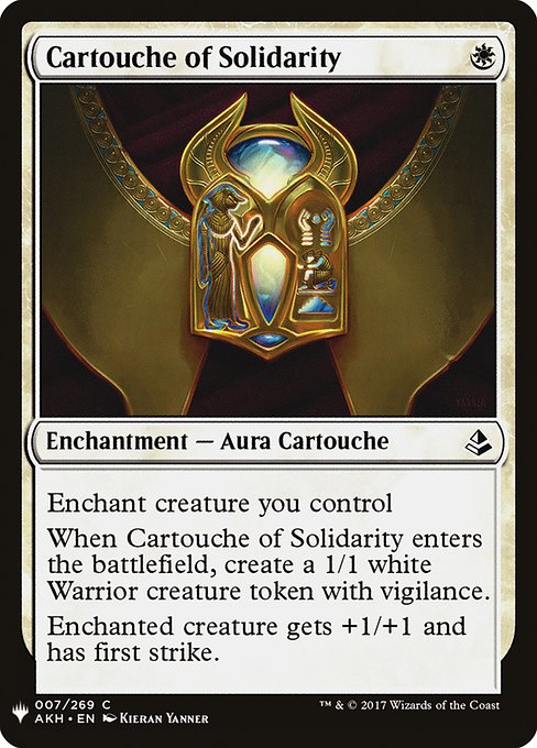 Cartouche of Solidarity (The List #AKH-7)