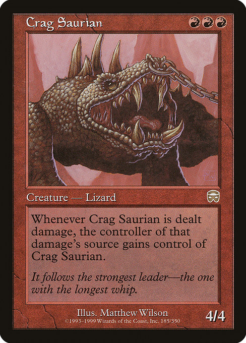 Crag Saurian (Mercadian Masques #185)