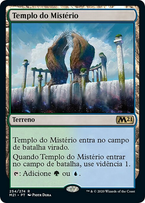 Temple of Mystery (Core Set 2021 #254)