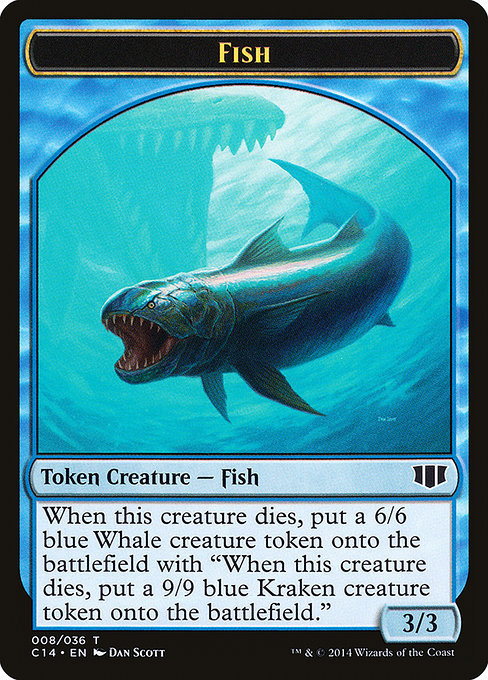 Fish (Commander 2014 Tokens #8)