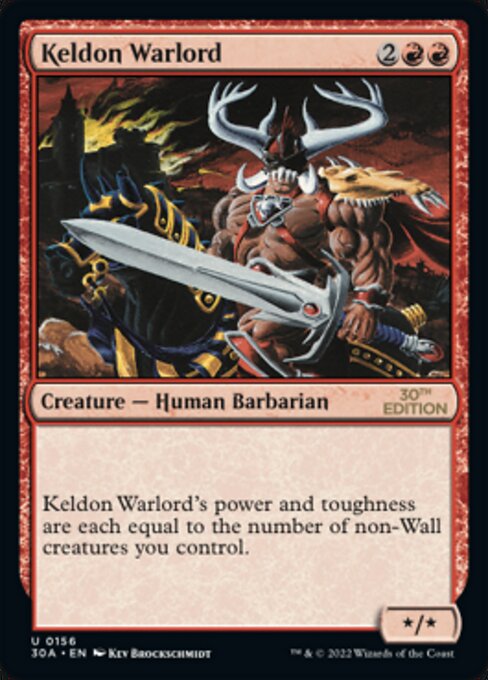 Keldon Warlord (30th Anniversary Edition #156)
