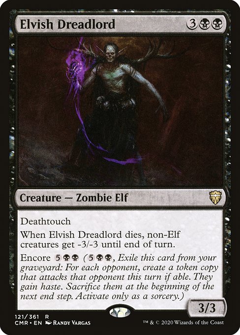 Elvish Dreadlord (cmr) 121