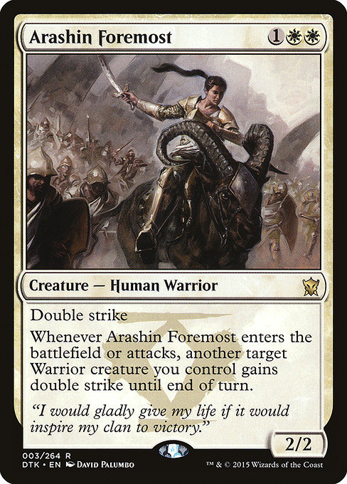 Arashin Foremost (Dragons of Tarkir #3)