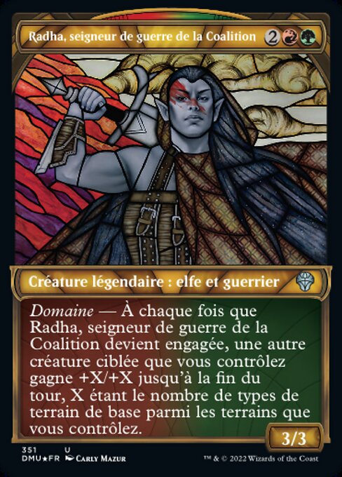 Radha, Coalition Warlord (Dominaria United #351)