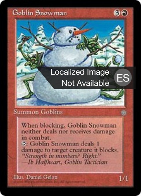 Goblin Snowman (Ice Age #191)