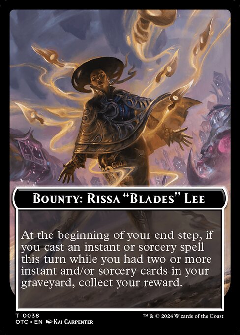 Bounty: Rissa "Blades" Lee