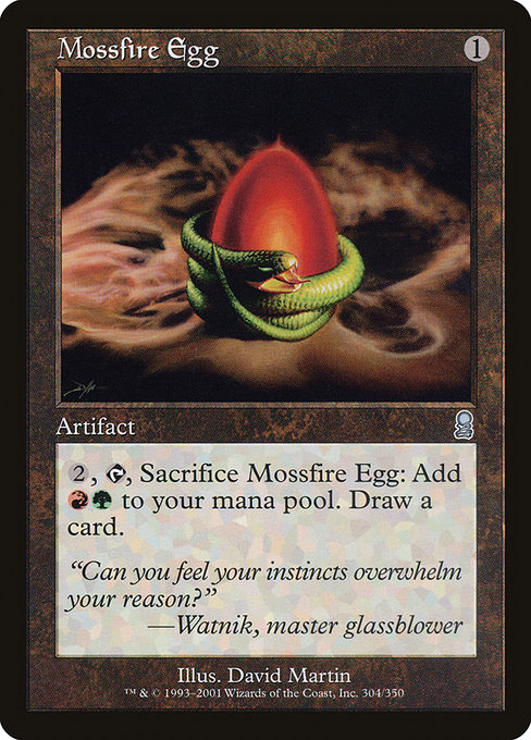 Mossfire Egg (Odyssey #304)
