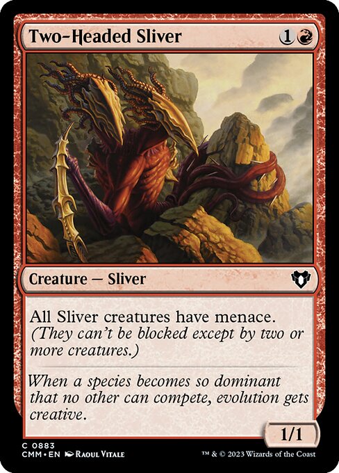 Two-Headed Sliver (Commander Masters #883)