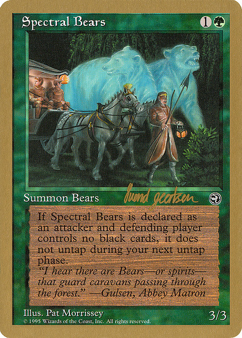Spectral Bears (World Championship Decks 1997 #sg98)
