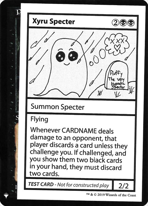 Xyru Specter (Mystery Booster Playtest Cards 2019 #51)