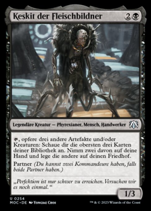 Keskit, the Flesh Sculptor (March of the Machine Commander #254)
