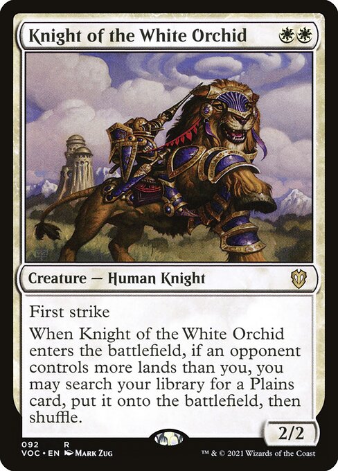 Knight of the White Orchid (Crimson Vow Commander #92)