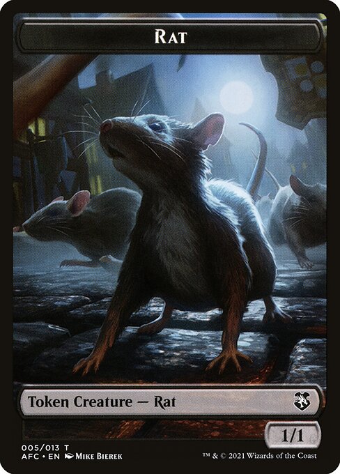 Rat (Forgotten Realms Commander Tokens #5)