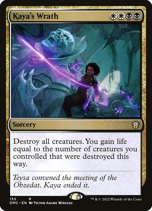 Kaya's Wrath (Dominaria United Commander #155)