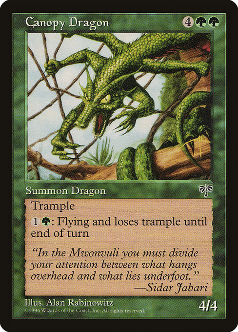 Dragon de la canopée|Canopy Dragon