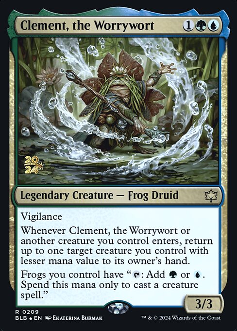 Clement, the Worrywort (Bloomburrow Promos #209s)