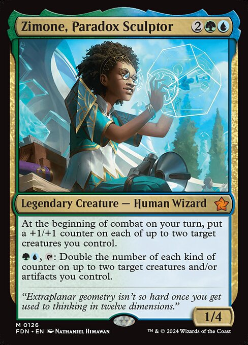 Zimone, Paradox Sculptor card