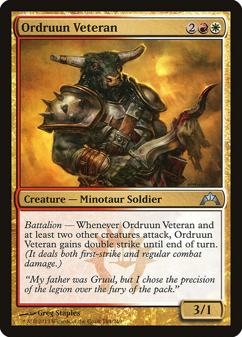 Ordruun Veteran (Gatecrash #184)